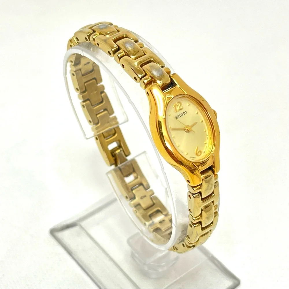 Seiko SXGK72 Women’s Gold Tone Quartz Dress Watch ✨_2